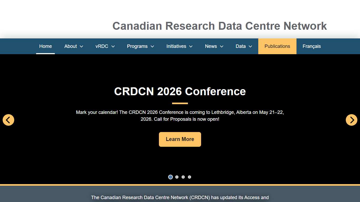 Home - Canadian Research Data Centre Network